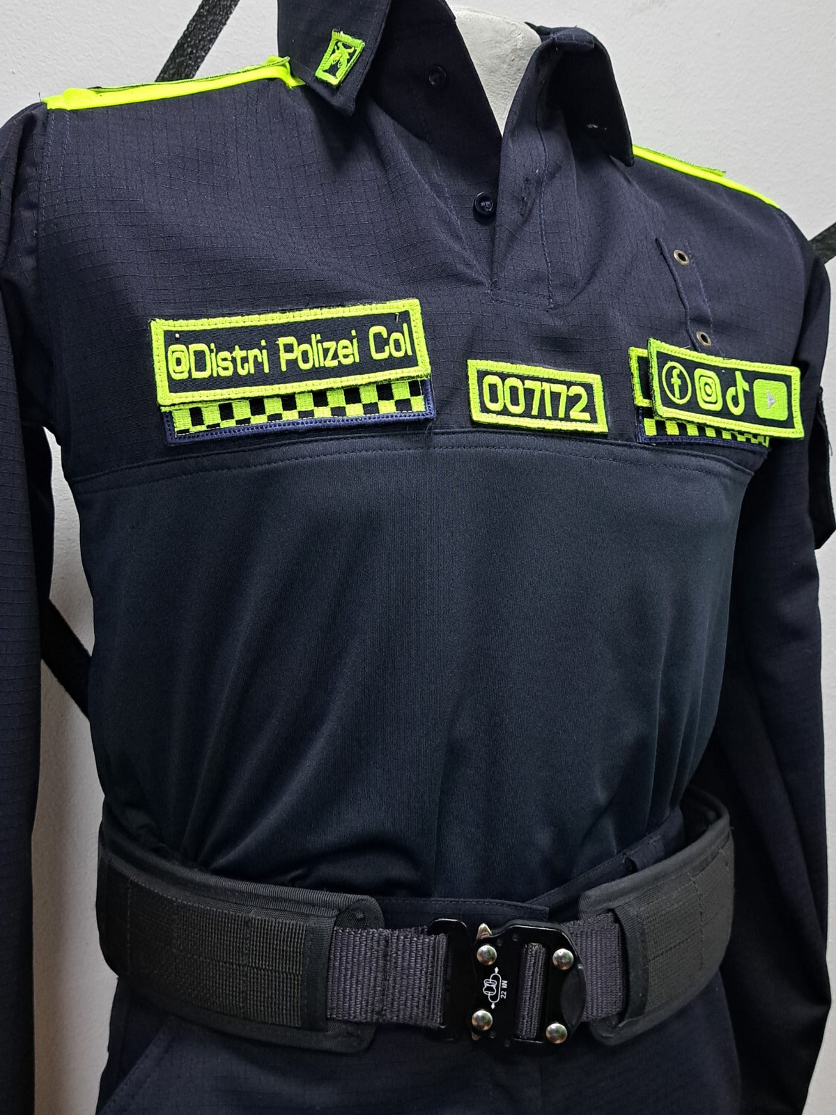 Uniforme No.4 azul dos piezas (Hibrido y pantalón)